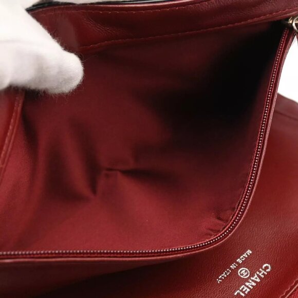 Chanel Black Patent Leather Icon WOC Chain Shoulder Wallet Bag 134338 - Picture 7 of 10